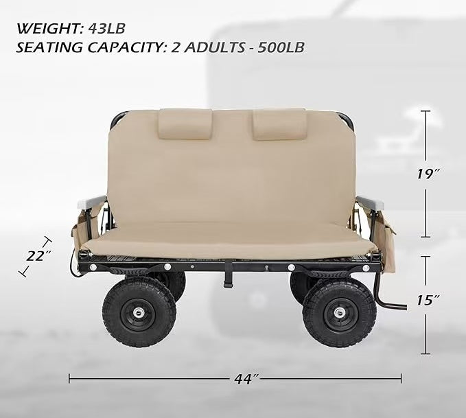 The Only Wagon That Converts into a 2-Person Chair