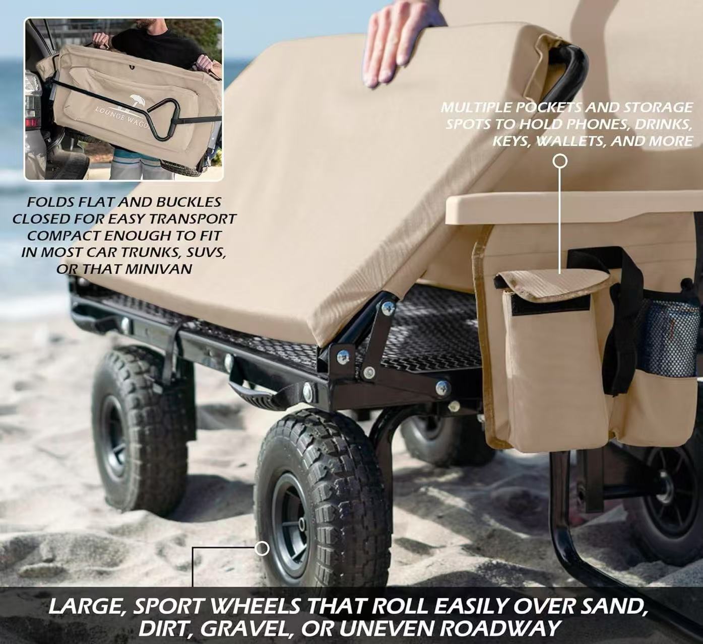 The Only Wagon That Converts into a 2-Person Chair